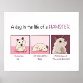 Poster Vie Hamster (Devant)