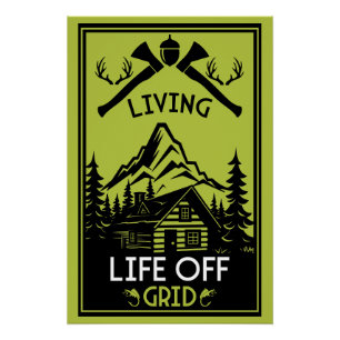 POSTER VIE HORS GRILLE