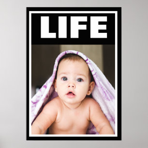 POSTER VIE INFANTILE DE BÉBÉ PRO-VIE