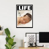 POSTER VIE INFANTILE DE BÉBÉ SOURIANT PRO-VIE (Bureau à domicile)