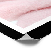 POSTER VIE INFANTILE DE FILLE BÉBÉ SOURIANTE PRO-VIE (Coin)