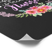 Poster Vie infirmière | Le Bonheur Est Être Une Infirmièr (Coin)