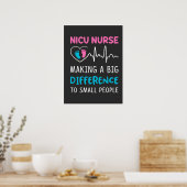 Poster Vie infirmière | Nicu Nurse (Cuisine)