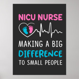 Poster Vie infirmière | Nicu Nurse