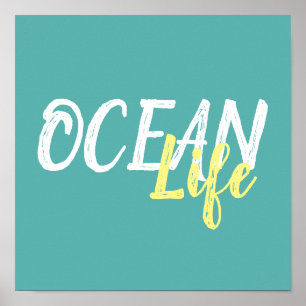 Poster vie marine tropicale