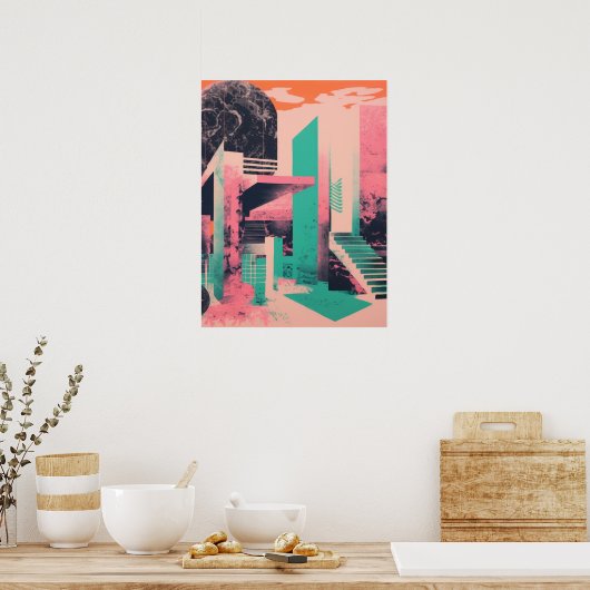 Poster Vie moderne (Cuisine)