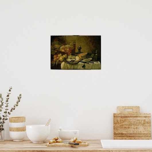 Poster Vie morte (Cuisine)