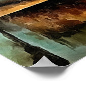 Poster Vie morte avec Cranium Géométrique Vanitas Art (Coin)