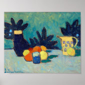 Poster Vie morte avec des fruits | von Jawlensky (Devant)