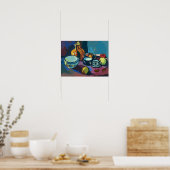 Poster Vie morte avec fruits et noix (Cuisine)