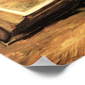 Poster Vie morte avec la Bible (F117) Van Gogh Art (Coin)