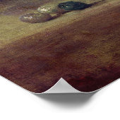 Poster Vie morte avec un panier de pêches (Coin)