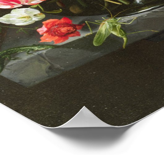 Poster Vie morte des fleurs (Coin)