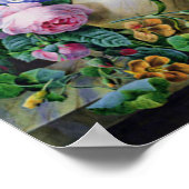 Poster Vie morte des fleurs d'été (Coin)