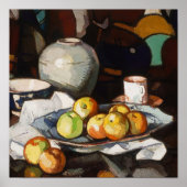 Poster Vie morte, pommes et jarres | Samuel John Peploe (Devant)