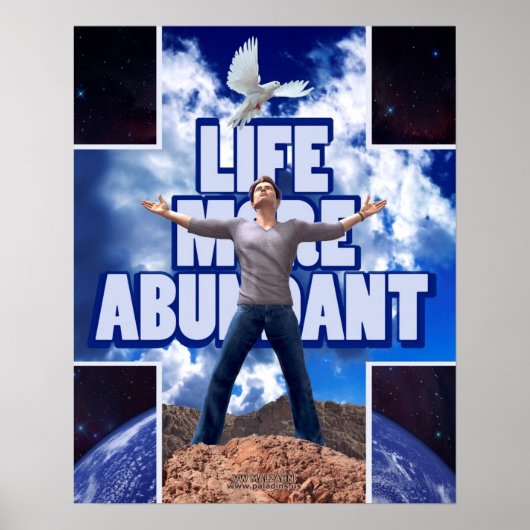 Poster Vie plus abondante - 20 x 16 (Devant)