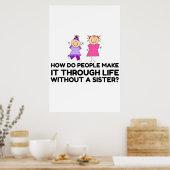 POSTER VIE SANS SOEUR (Cuisine)