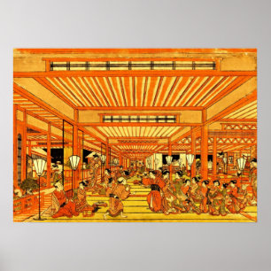 Poster Vie sociale dans Shin Yoshiwara 1772