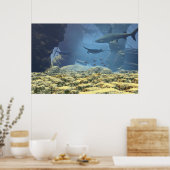 Poster vie sous-marine Imprimer (Cuisine)