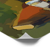 Poster Vie Toujours Avec Vin (Coin)