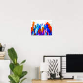 Poster Vie urbaine (Bureau à domicile)