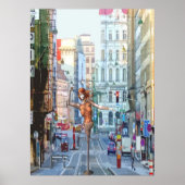 Poster Vie urbaine funky (Devant)