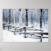 Poster Vieille clôture (Devant)