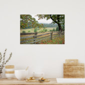 Poster Vieille Clôture Dans Une Ferme (Cuisine)