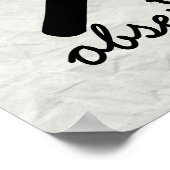 Poster Vieille École "Soyez serviteur" (Coin)