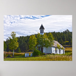 Poster Vieille église de Pagosa Springs, Colorado