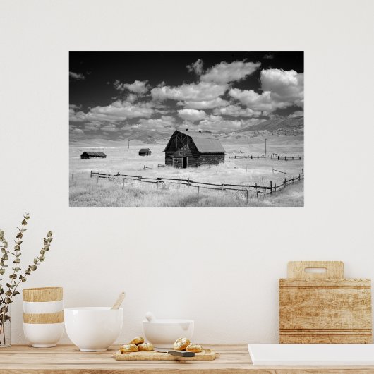 Poster Vieille grange (Cuisine)