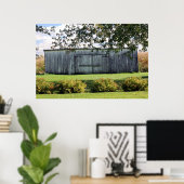 Poster Vieille grange (Bureau à domicile)