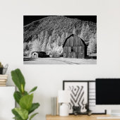 Poster Vieille grange (Bureau à domicile)