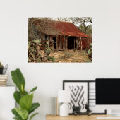 Poster vieille grange (Bureau à domicile)
