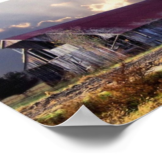 Poster Vieille grange (Coin)