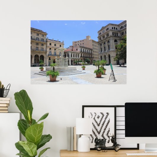 Poster Vieille Havane (Bureau à domicile)