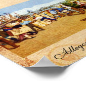 Poster Vieille peinture costaricaine (Coin)