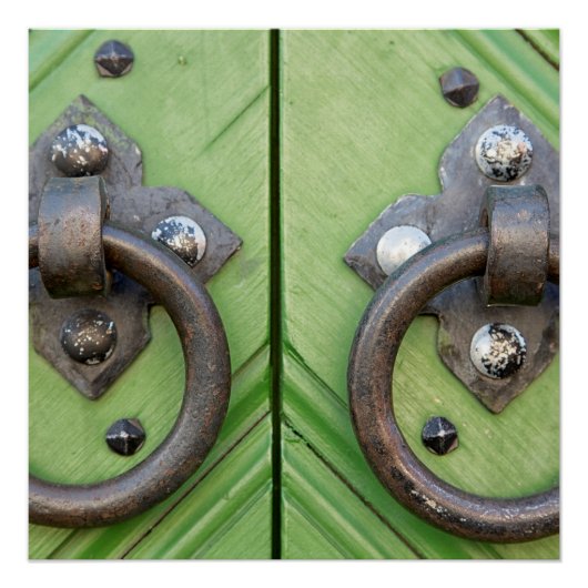 Poster Vieille porte (Devant)