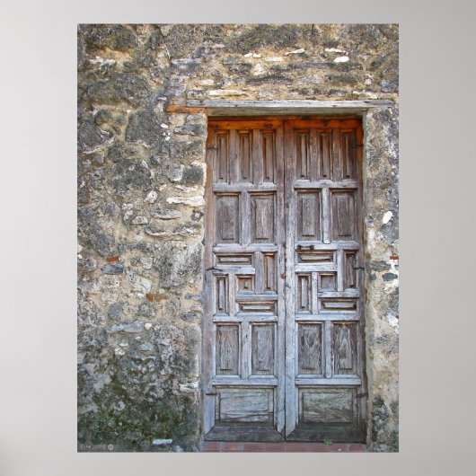 Poster Vieille porte espagnole (Devant)