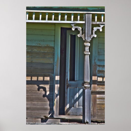 Poster Vieille propriété abandonnée (Devant)