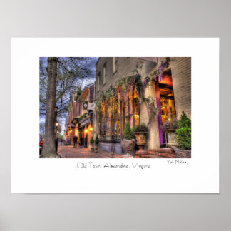 Poster Vieille ville, Alexandrie, VA