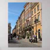 Poster Vieille ville confortable à Varsovie (Devant)