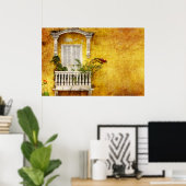Poster Vieille ville de Carthagène (Bureau à domicile)