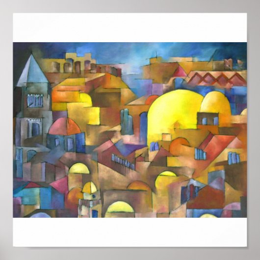 Poster Vieille ville de Jérusalem (Devant)