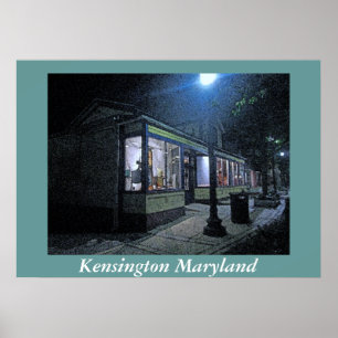 Poster Vieille ville Kensington le Maryland