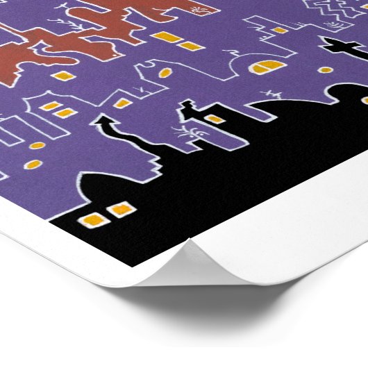 Poster Vieille Ville - Sana'a - Imprimer (Coin)