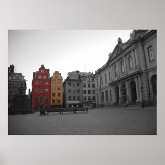 Poster Vieille Ville Stockholm