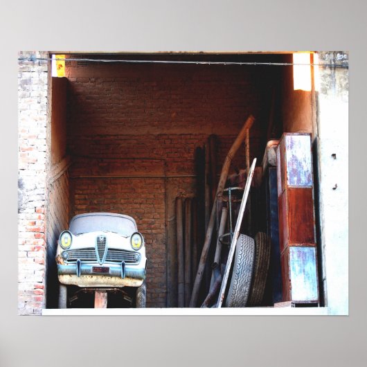 Poster Vieille voiture (Devant)