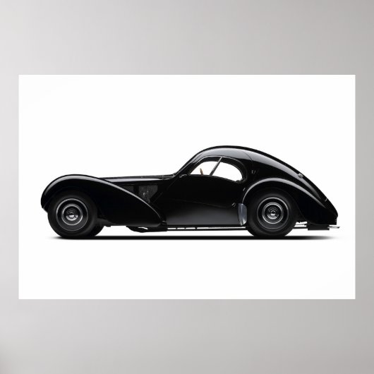 Poster Vieille voiture 50 (Devant)