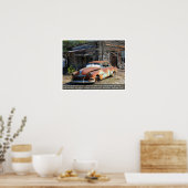 Poster Vieille voiture rouillée (Cuisine)